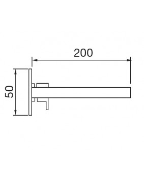 MAIER Kub 49305 Bateria umywalkowa podtynkowa miedź szczotkowana