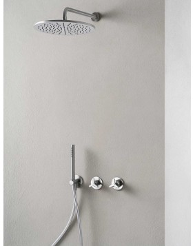 QD Rubinetterie Tomeo 636230T30 Zestaw prysznicowy deszczownica 300 mm