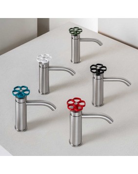 QD Rubinetterie Flora 6310017F Bateria umywalkowa miedź szczotkowana