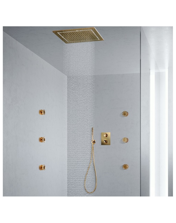 MAIER Muse Diamond Comp5 Zestaw prysznicowy złoty Swarovski