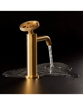 MAIER Twist 47002OC Bateria umywalkowa złota