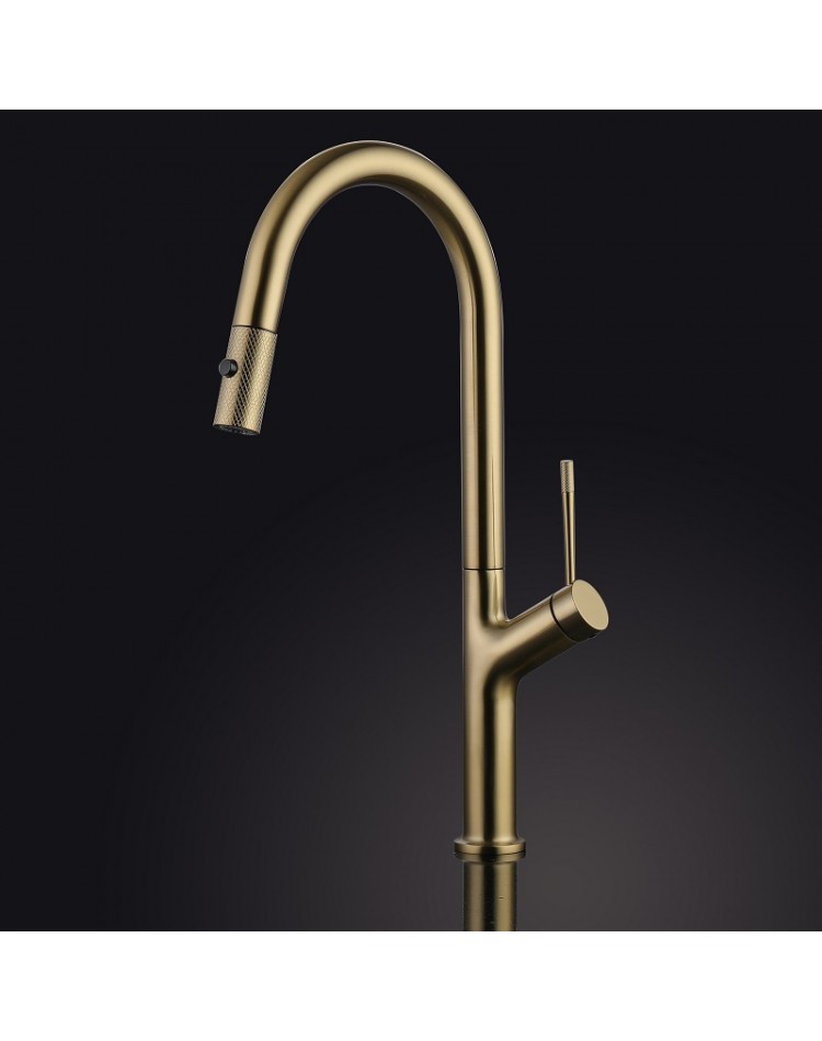 MAIER Kitchen 43397 Bateria kuchenna złota szczotkowana