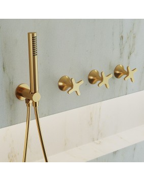 MAIER Bloom 76314BW Bateria prysznicowa podtynkowa złota