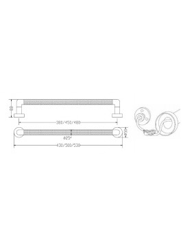 MARGAROLI Luce 521_3_G Grzejnik elektryczny złoty i inne kolory