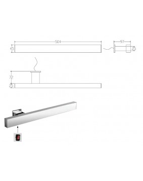 MARGAROLI Panorama 682_3 Grzejnik elektryczny różne kolory