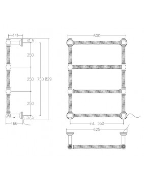 MARGAROLI Armonia 9_512_C Grzejnik elektryczny retro różne kolory