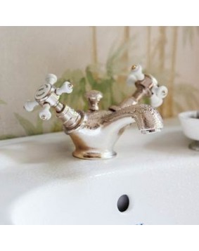 GENTRY HOME Chelsea 8143 Bateria umywalkowa retro złota