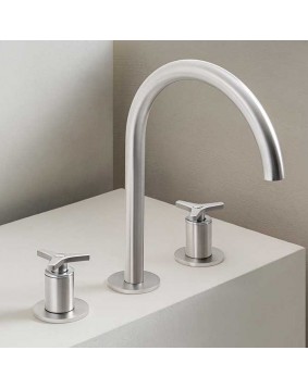 QD Rubinetterie Tomeo 6310036T Bateria umywalkowa 3 otworowa