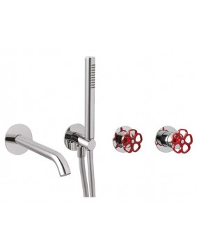 QD Rubinetterie Flora 6370502F Bateria wannowa podtynkowa