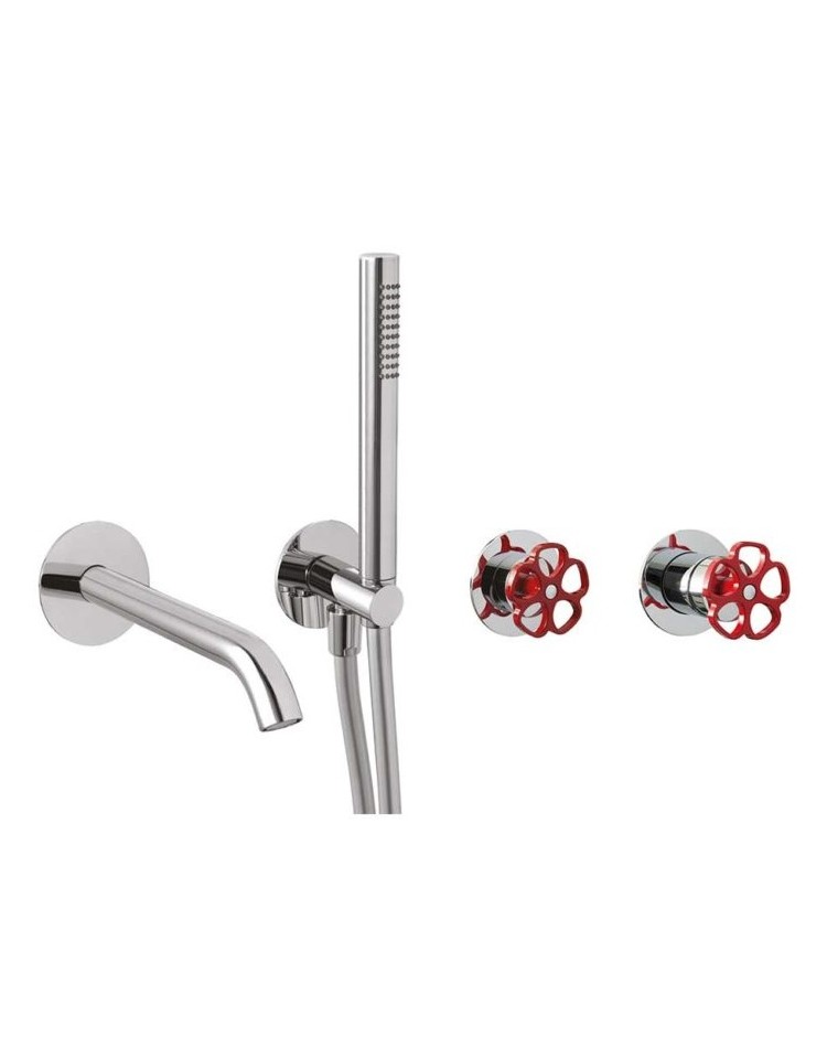 QD Rubinetterie Flora 6370502F Bateria wannowa podtynkowa