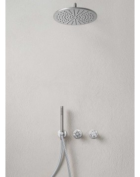 QD Rubinetterie Flora 636230F30 Zestaw prysznicowy deszczownica 300 mm
