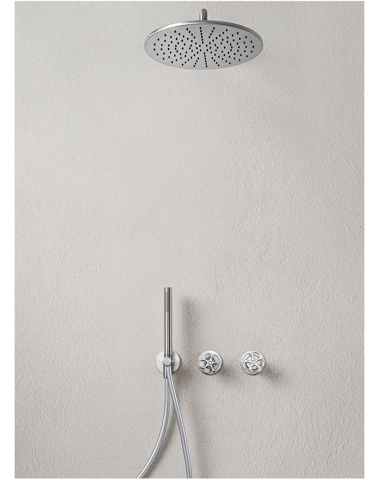 QD Rubinetterie Flora 636230F30 Zestaw prysznicowy deszczownica 300 mm