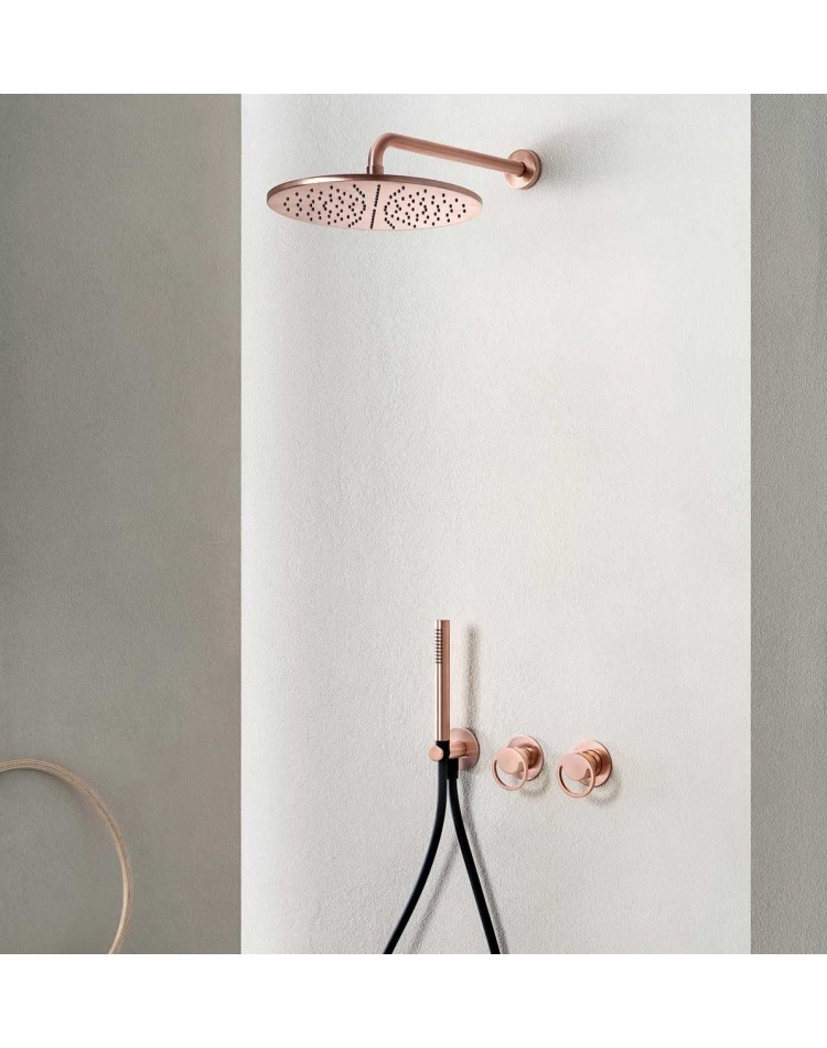 QD Rubinetterie Smile 57623030 Zestaw prysznicowy deszczownica 300 mm