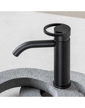 QD Rubinetterie Smile 5710017 Bateria umywalkowa czarna