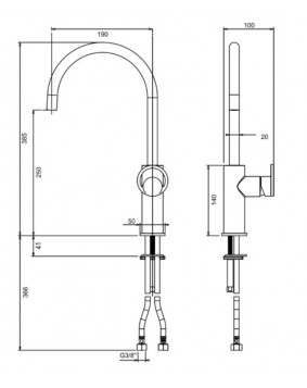 QD Rubinetterie Smile 8581815 Kuchenna z mieszaczem