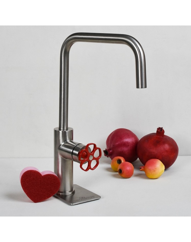 QD Rubinetterie Flora 8582315F Bateria kuchenna z mieszaczem