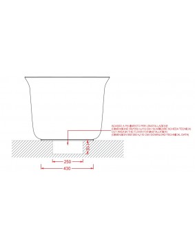 ARTCERAM Petite Wanna wolnostojąca nietypowa luksusowa