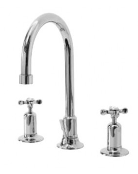 SBORDONI Pisa PI143 Bateria umywalkowa 3 otworowa retro