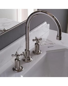 SBORDONI Pisa PI143 Bateria umywalkowa retro nikiel