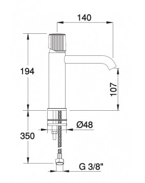 FRISONE Rigatino RTF0141 Bateria umywalkowa nowoczesna różne kolory