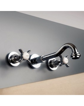 GABOLI FRATELLI Livingstone 953 Bateria umywalkowa retro podtynkowa