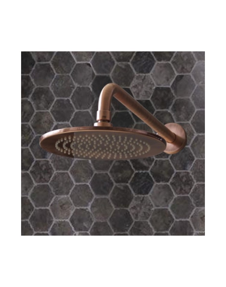GABOLI FRATELLI AL503 Deszczownica prysznicowa 200 mm miedź antyczna