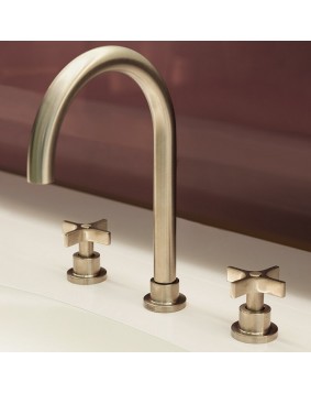 CISAL Star GS001060 Bateria umywalkowa złota szczotkowana